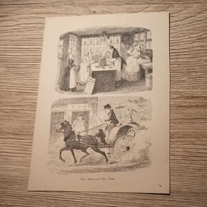 The Shop and the Shay. Illustration for Four Hundred Humorous Illustrations